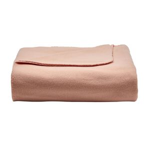 Living & Co Polar Fleece Blanket Rose Pink Mid 200cm x 240cm