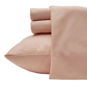 Living & Co Polar Flannel Sheet Set Pink